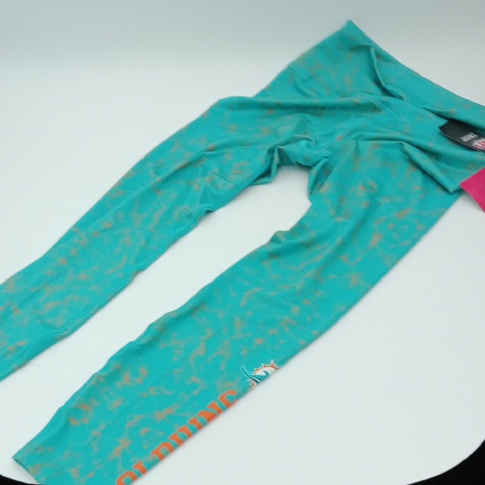 Miami dolphins Leggings Size Large NWT